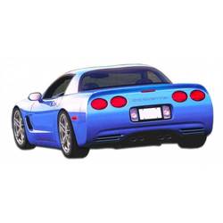 1997-2004 Chevrolet Corvette C5 Duraflex SP-R Rear Bumper Cover - 1 Piece