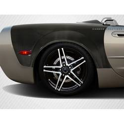 1997-2004 Chevrolet Corvette C5 Convertible Z06 Carbon Creations ZR Edition Rear Fenders - 2 Piece