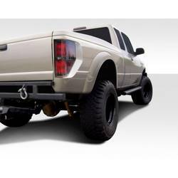 1993-2011 Ford Ranger Duraflex Off Road 5in Bulge Raptor Bedsides Rear Fenders - 2Piece