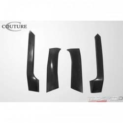 2003-2009 Hummer H2 Couture Urethane Vortex Wide Body Front Fender Flares - 4 Piece (Overstock)