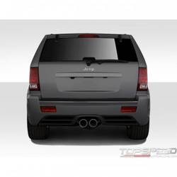 2005-2010 Jeep Grand Cherokee Duraflex SRT Look Rear Bumper Cover - 1 Piece