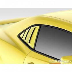 2010-2015 Chevrolet Camaro Duraflex Racer Window Scoops Louvers - 2 Piece
