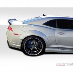 2010-2015 Chevrolet Camaro Duraflex Wide Body GT Concept Rear Fender Flares - 2 Piece