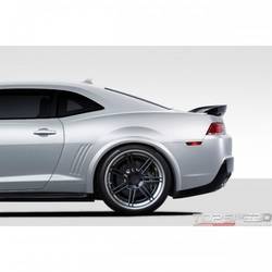 2010-2015 Chevrolet Camaro Duraflex Z28 Look Rear Fender Flares - 2 Piece