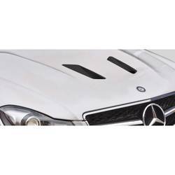 Universal Duraflex Black Series Look Hood Ducts Scoops Vents - 2 Piece