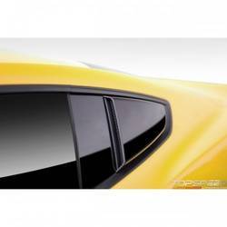 2015-2019 Ford Mustang Duraflex R-Spec Window Scoops - 2 Piece