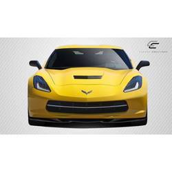2014-2019 Chevrolet Corvette C7 Carbon Creations Apex Front Splitter - 3 Piece