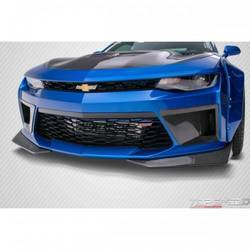 2016-2018 Chevrolet Camaro Carbon Creations DriTech Grid Front Bumper Air Duct Extensions Add Ons Spat Extensions - 2 Piece