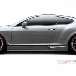 2003-2010 Bentley Continental GT GTC AF-2 Side Skirts ( GFK ) - 2 Piece