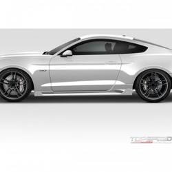 2015-2019 Ford Mustang Duraflex Racer Side Skirts - 2 Piece
