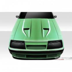 1983-1986 Ford Mustang Duraflex STM Hood - 1 Piece