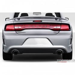 2011-2014 Dodge Charger Duraflex Hellcat Look Rear Bumper - 1 Piece