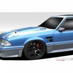 1987-1993 Ford Mustang Duraflex D1 Front Fenders - 2 Piece