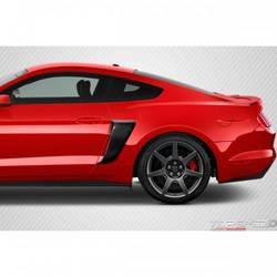 2015-2019 Ford Mustang Carbon Creations CVX Side Scoops - 2 Piece