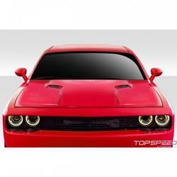 2008-2019 Dodge Challenger Duraflex SRT Look Hood - 1 Piece