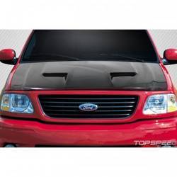 1997-2003 Ford F-150 / F-250 / 1997-2002 Ford Expedition Carbon Creations CVX Version 3 Hood - 1 Piece