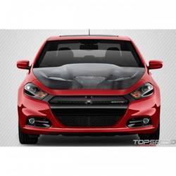 2013-2016 Dodge Dart Carbon Creations Hellcat Look Hood - 1 Piece