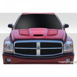 2004-2006 Dodge Durango Duraflex Viper Look Hood - 1 Piece