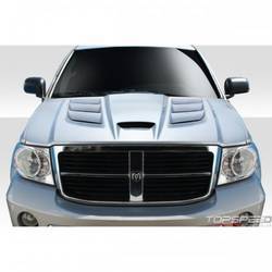 2007-2010 Dodge Durango Duraflex Viper Look Hood - 1 Piece