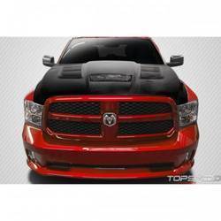 2009-2018 Dodge Ram 1500 Carbon Creations Viper Hood - 1 Piece