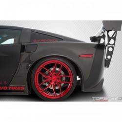 2005-2013 Chevrolet Corvette C6 Carbon Creations ZR1 Look Rear Fenders - 2 Piece