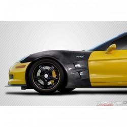 2005-2013 Chevrolet Corvette C6 Carbon Creations ZR1 Look Front Fenders - 2 Piece