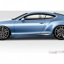 2011-2016 Bentley Continental GT Duraflex Eros Version 1 Side Skirts - 2 Piece