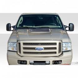 1999-2007 Ford Super Duty / 2000-2005 Ford Excursion Duraflex Raptor Look Hood - 1 Piece