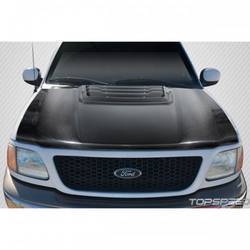 1997-2003 Ford F-150 Carbon Creations Raptor Look Hood - 1 Piece