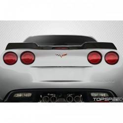 2005-2013 Chevrolet Corvette C6 Carbon Creations DriTech Wickerbill Rear Wing Spoiler - 1 Piece