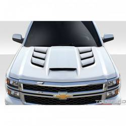 2014-2015 Chevrolet Silverado Duraflex Viper Look Hood - 1 Piece