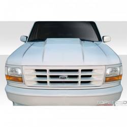1992-1996 Ford F-150 / Bronco Duraflex Cowl Hood - 1 Piece