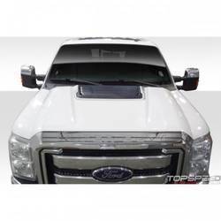 2011-2015 Ford Super Duty F250 F350 F450 Duraflex Raptor Look Hood - 1 Piece
