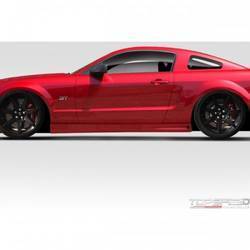 2005-2009 Ford Mustang Duraflex Blits Side Skirts - 2 Piece
