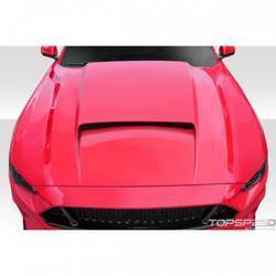 2018-2019 Ford Mustang Duraflex CVX Hood - 1 Piece