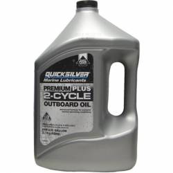 Quicksilver Premium Plus 2-Cycle Outboard Oil - 3.78 Ltr - 2 stroke - 92-858027Q01