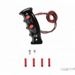 PISTOL GRIP PLATE  2 BUTTON  BLACK