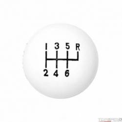 CLASSIC 6-SPD KNOB 3/8-16 WHT