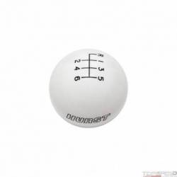 CLASSIC 6-SPD KNOB 12MMx1.25 WHT