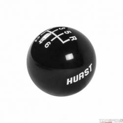 HURST BLACK KNOB 3/8-16  6-SPEED w/LOGO