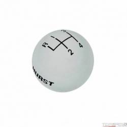 SHFTR KNOB-4 SPD(WHITE) 3/8-16