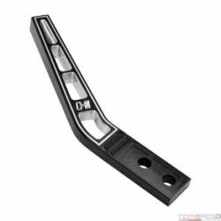 ALUMINUM SHIFT HANDLE  BLACK  BENT  8in.