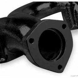 Flowtech Rams Horn Exhaust Manifolds - Black Paint