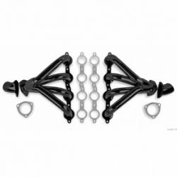 Flowtech Tight Fit Block Hugger Headers - Black Paint