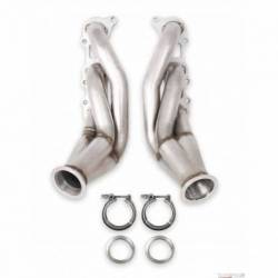 Flowtech Universal Coyote Turbo Headers - Natural 304 Stainless Steel