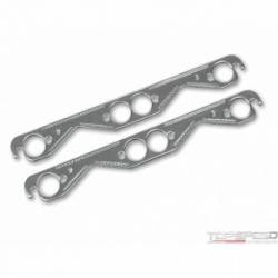 Header Gaskets - Aluminum-Layered - 262-400 Chevrolet Small Block Gen I 1955-91