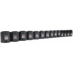 1/2  STD SOCKET SET 14PC SHORT