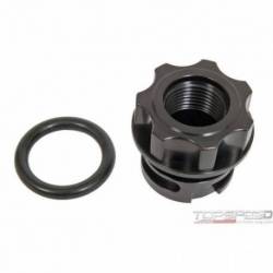 VENTED FILL CAP -10 ORB BLK LS