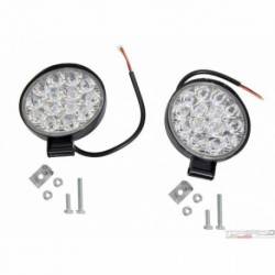 LED AUX LIGHT THIN ROUND PR