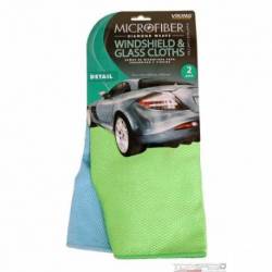 2PK MICROFIBER GLASS CLOTHS